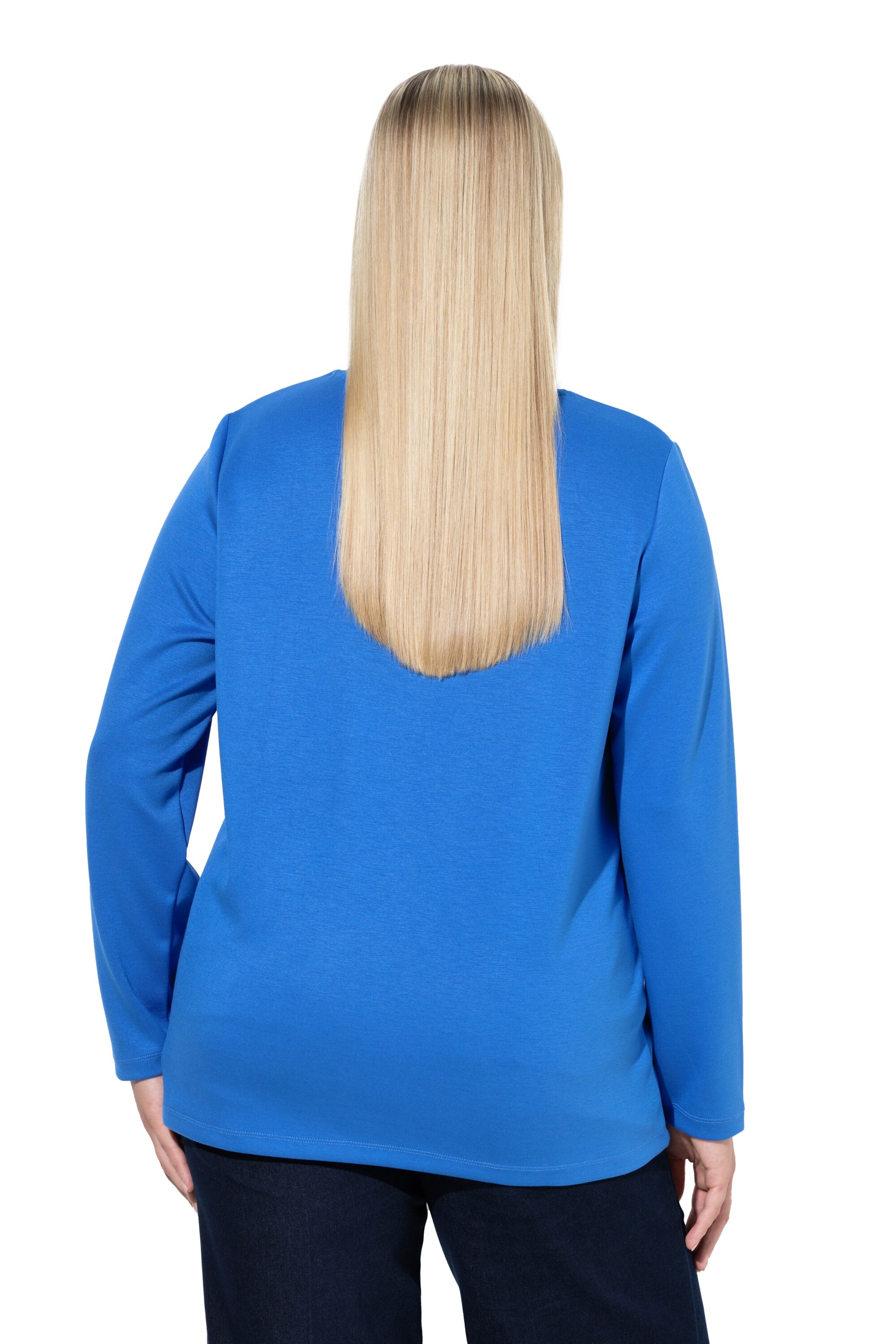 Ulla Popken Sweatshirt in Blauw