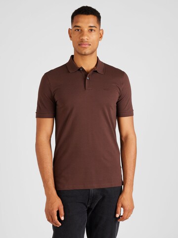 BOSS Poloshirt 'Pallas' in Braun: Vorderseite