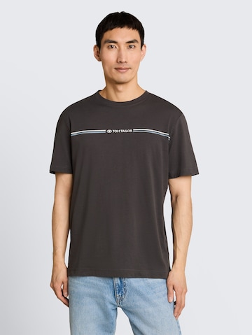 TOM TAILOR T-Shirt in Braun: Vorderseite