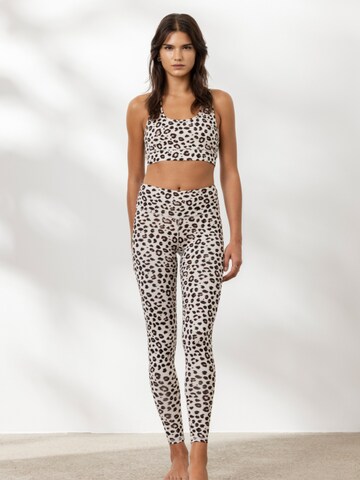 Hey Honey Skinny Leggings 'Leo' in Beige