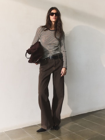 Bhoem Wide Leg Jeans in Braun