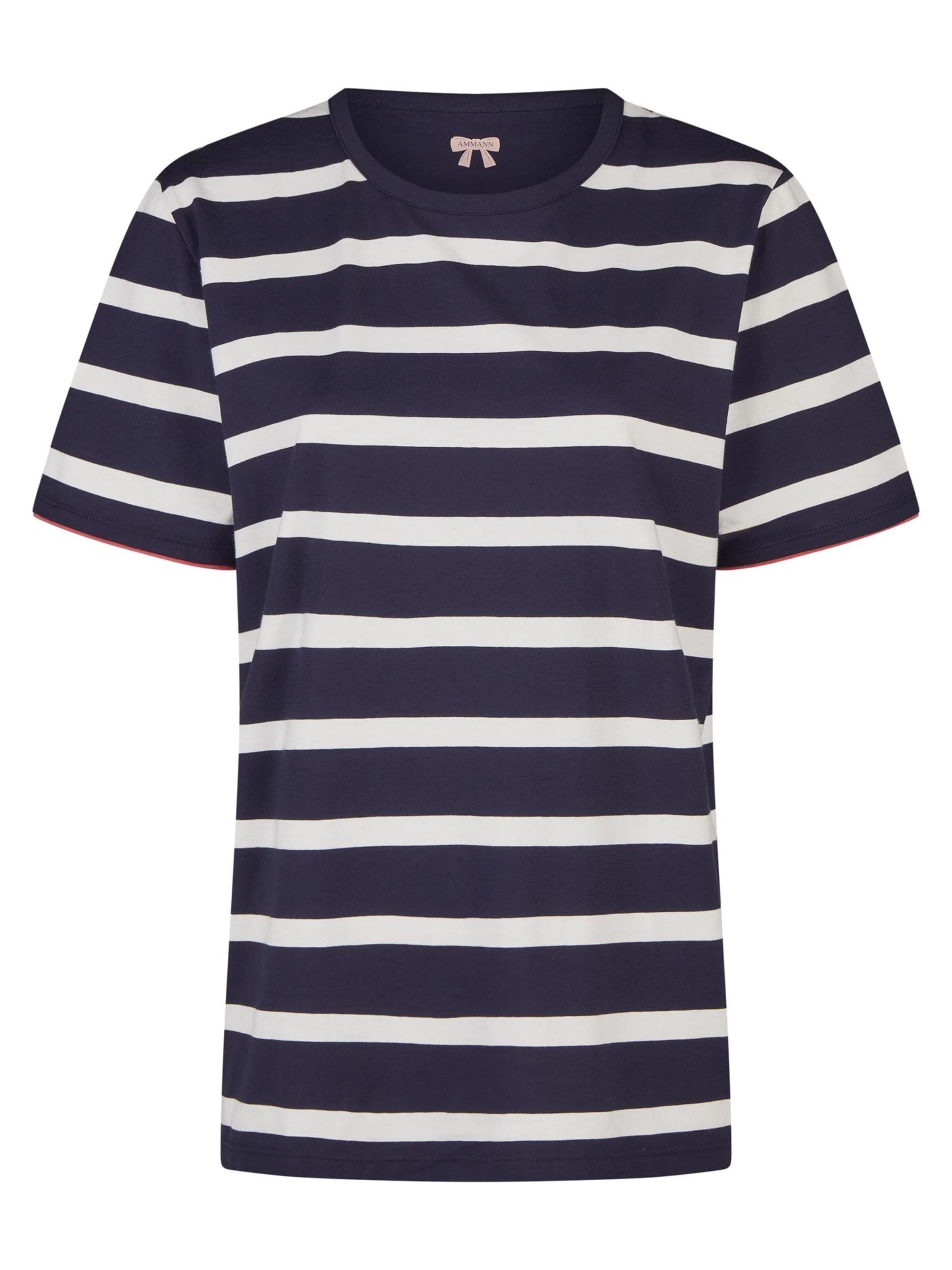 Ammann Pajama Shirt 'Mix & Match' in Blue: front