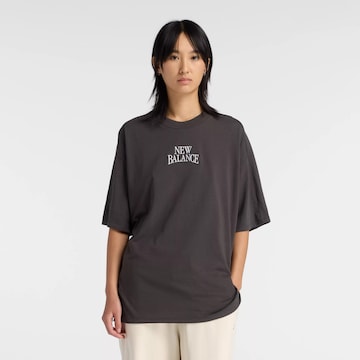 new balance Oversized shirt 'Trackside' in Black: front