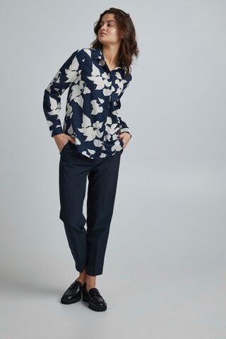 ICHI Blouse 'CAVOLA' in Blue