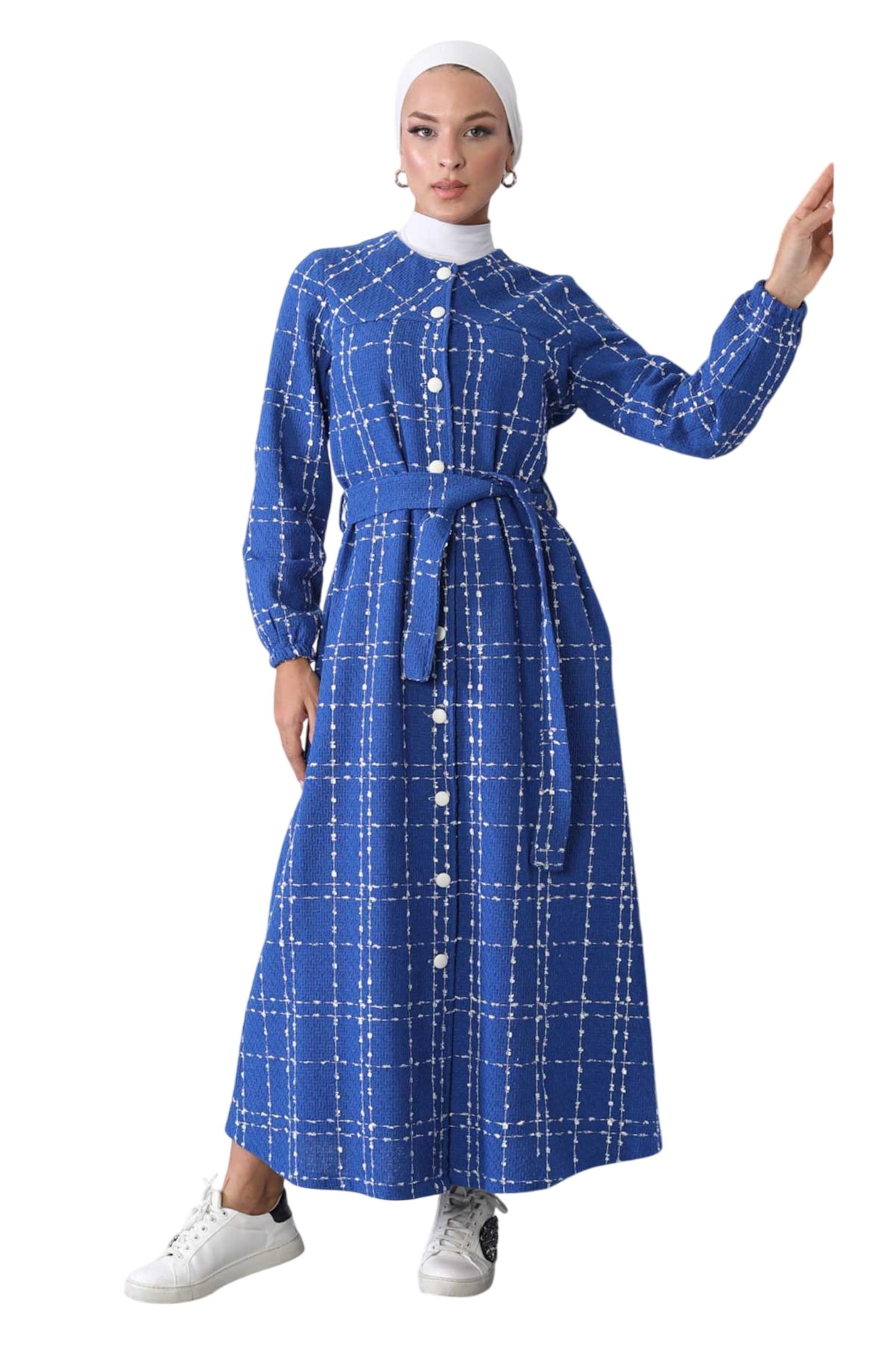 MODAMIHRAM Between-seasons coat in Blue