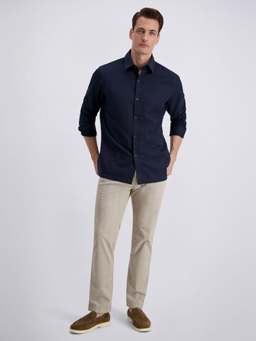 PIERRE CARDIN Regular fit Button Up Shirt in Blue