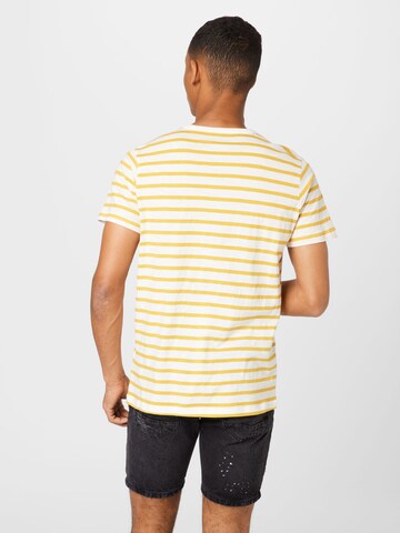 KnowledgeCotton Apparel Shirt 'Slub' in Yellow