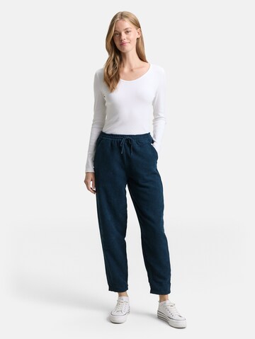TOM TAILOR DENIM Tapered Trousers in Blue