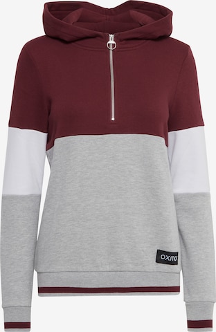 Oxmo Hoodie 'Omara' in Grau: predná strana