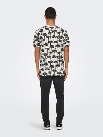 Only & Sons T-Shirt 'ONSKYLEN' in Weiß