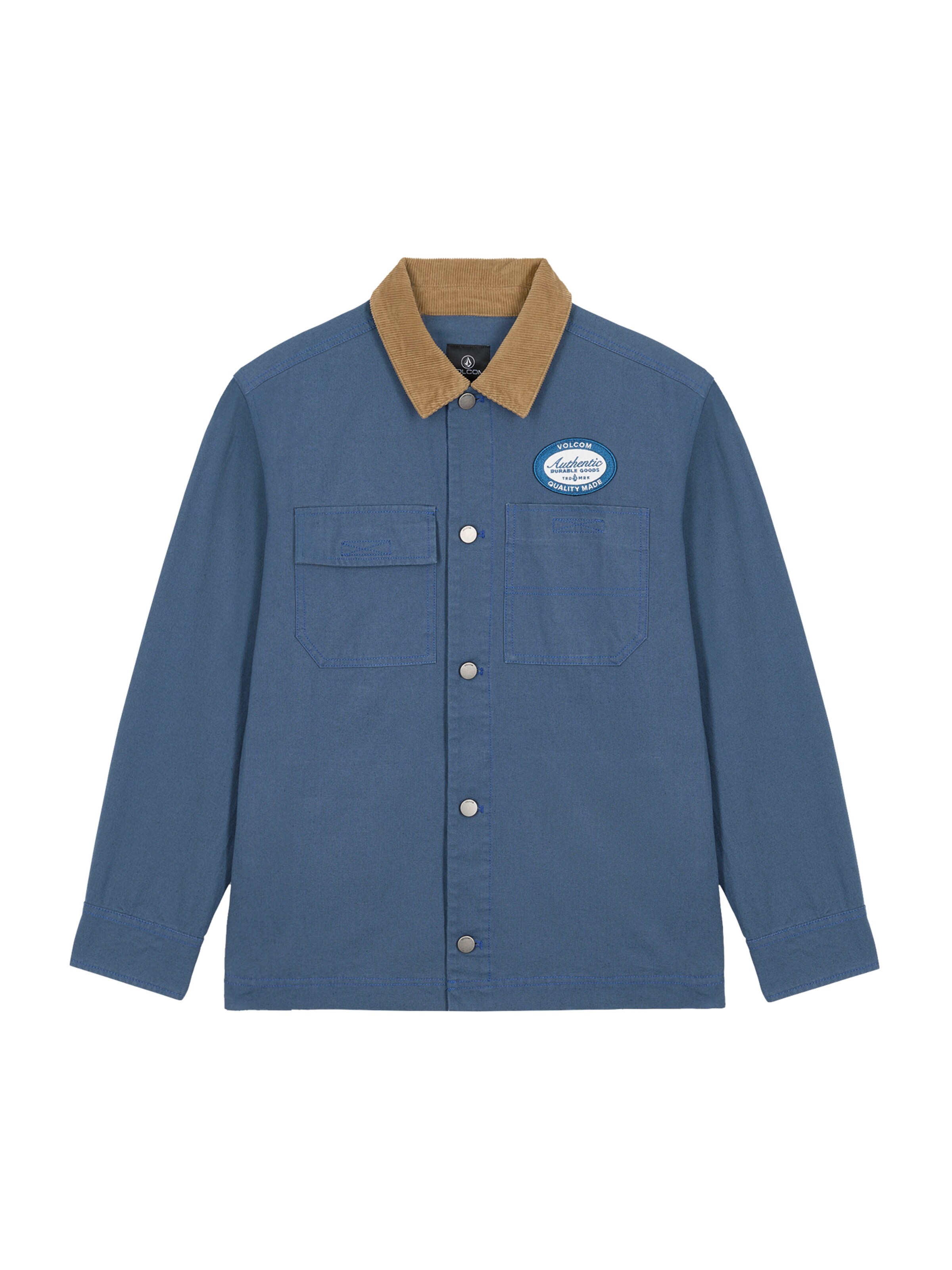 Veste mi-saison Volcom en bleu : devant