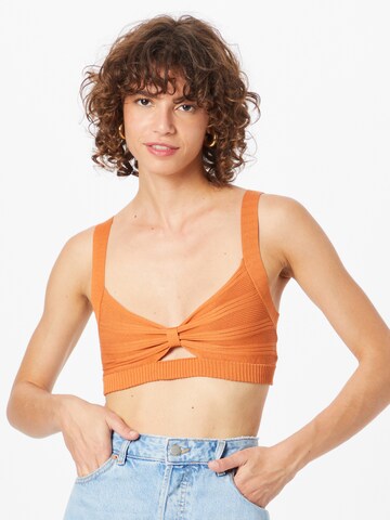 Tops en tricot Cotton On en orange : devant