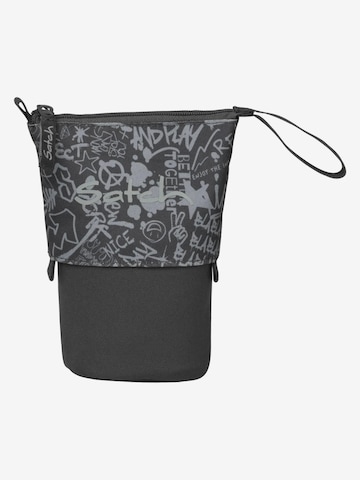 Satch Tasche 'Federmäppchen Pencil Slider' in Grau: Vorderseite
