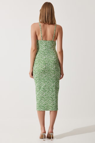 Happiness İstanbul Καλοκαιρινό φόρεμα σε πράσινο