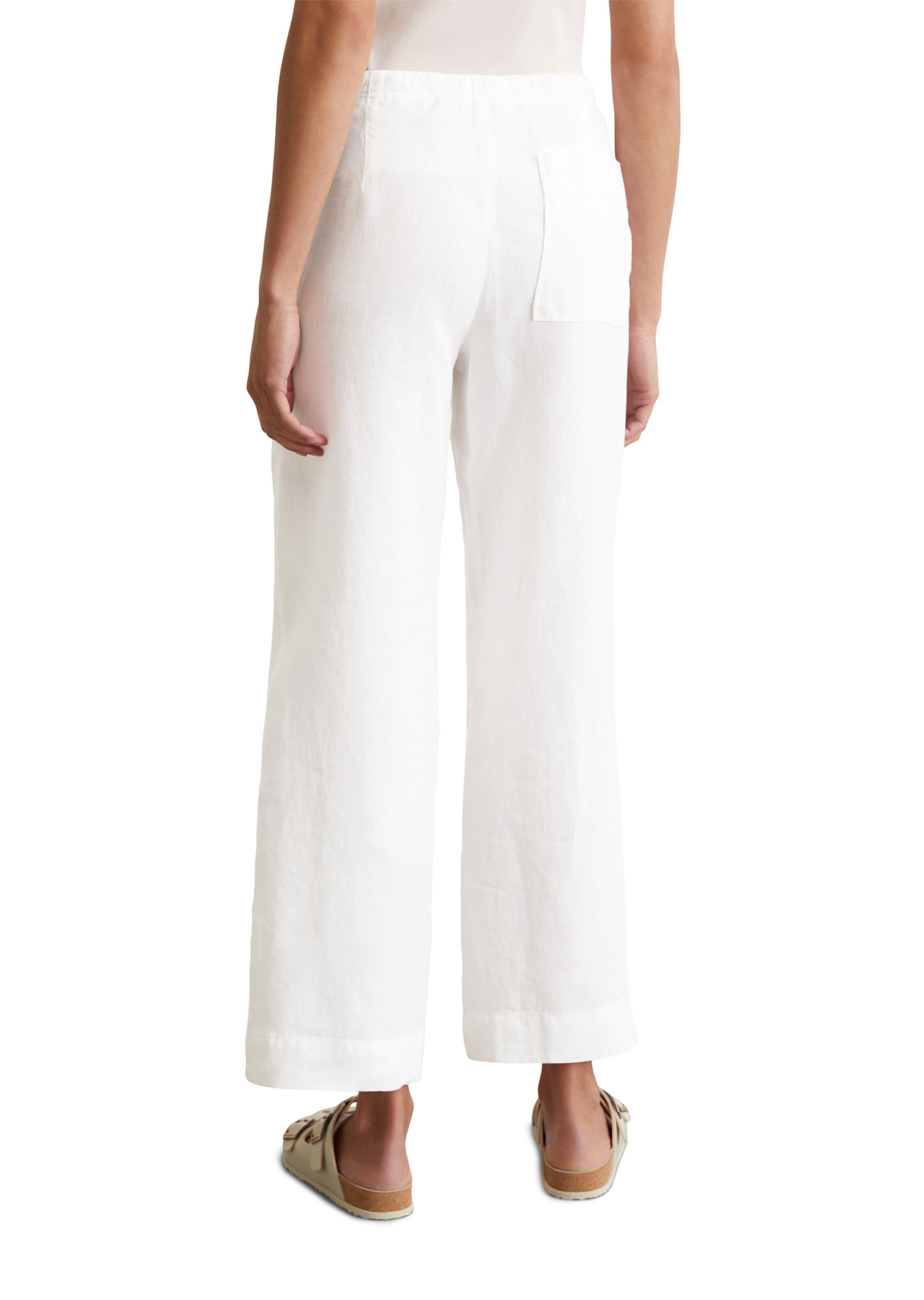 Marc O'Polo Regular Hose in Weiß