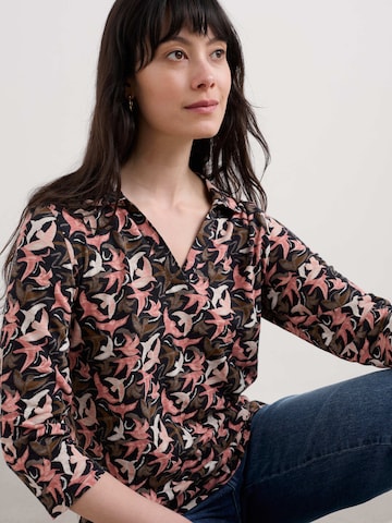 Camicia da donna 'Wavecrest' di Seasalt Cornwall in rosa: frontale