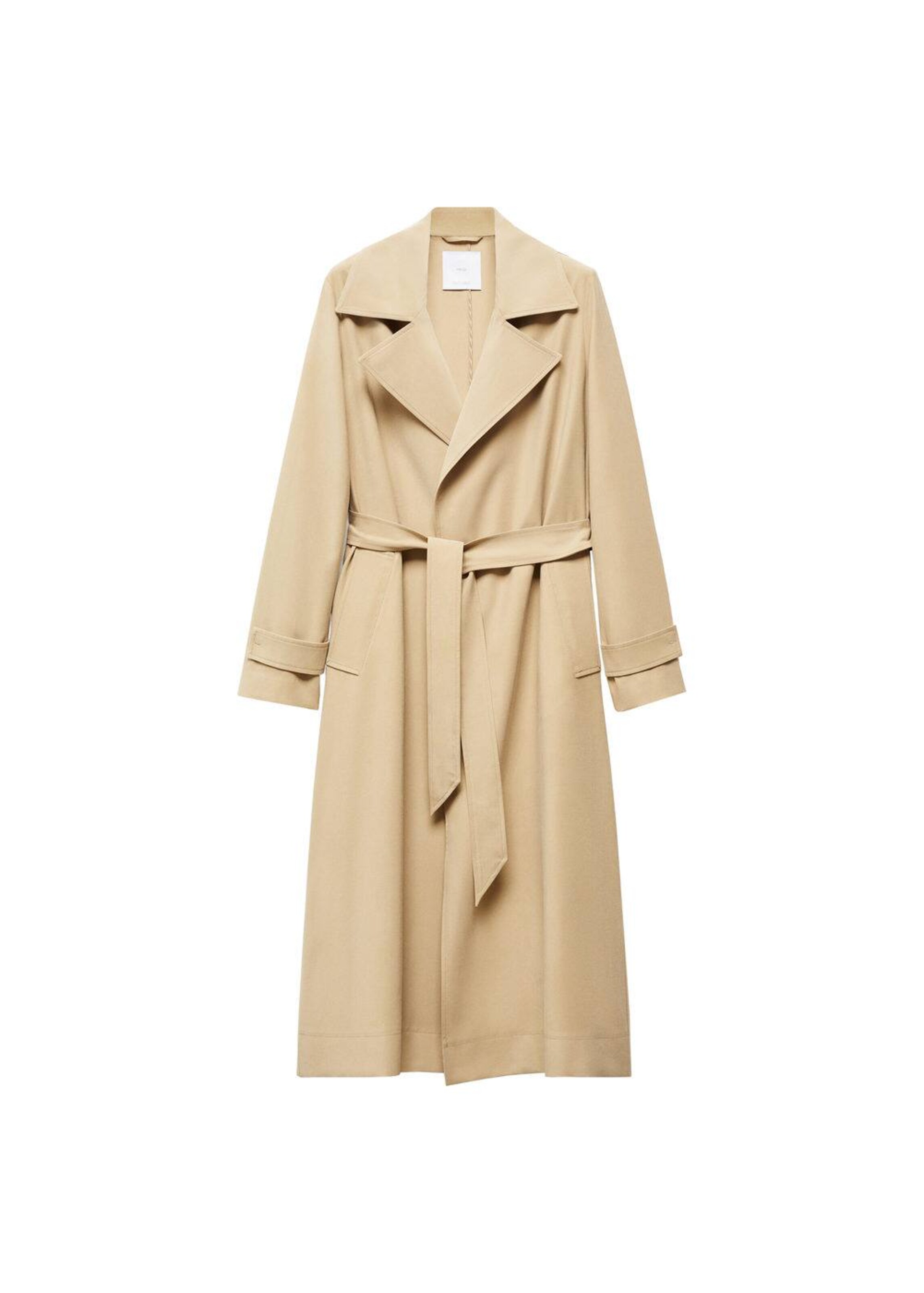 MANGO Mantel 'Taxi' in Beige: Vorderseite