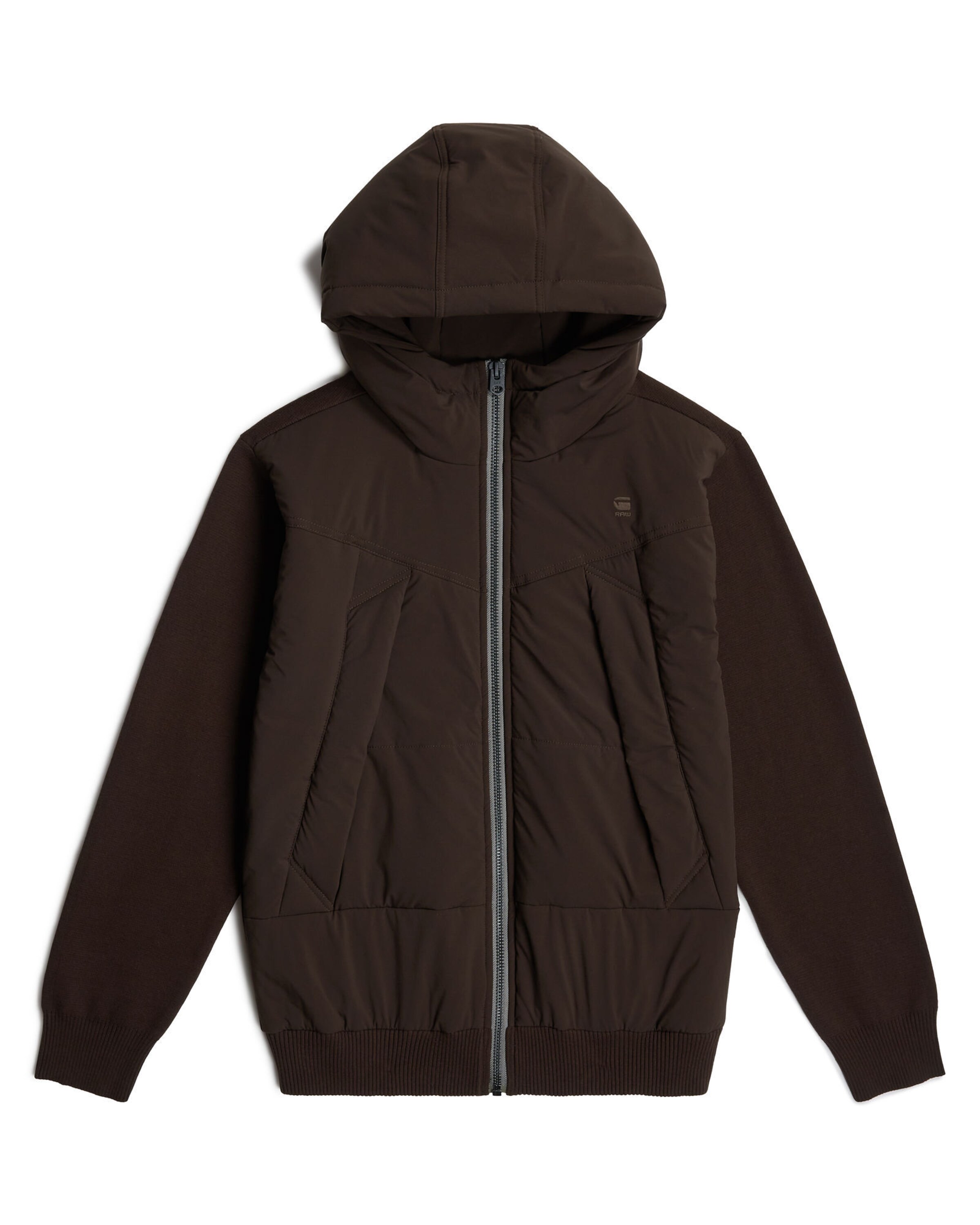 G-STAR Strickjacke 'Alfresco' in Braun: Vorderseite