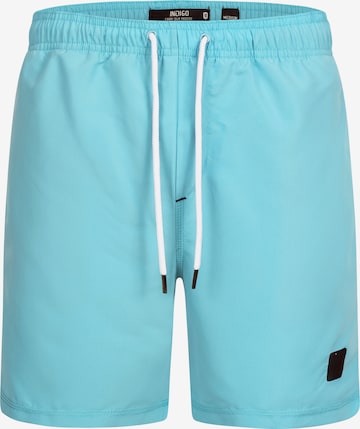 INDICODE JEANS Zwemshorts 'Ferguson' in Blauw: voorkant