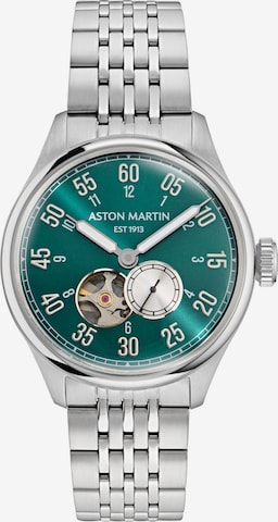 Aston Martin Analog Watch ' TS1' in Silver: front
