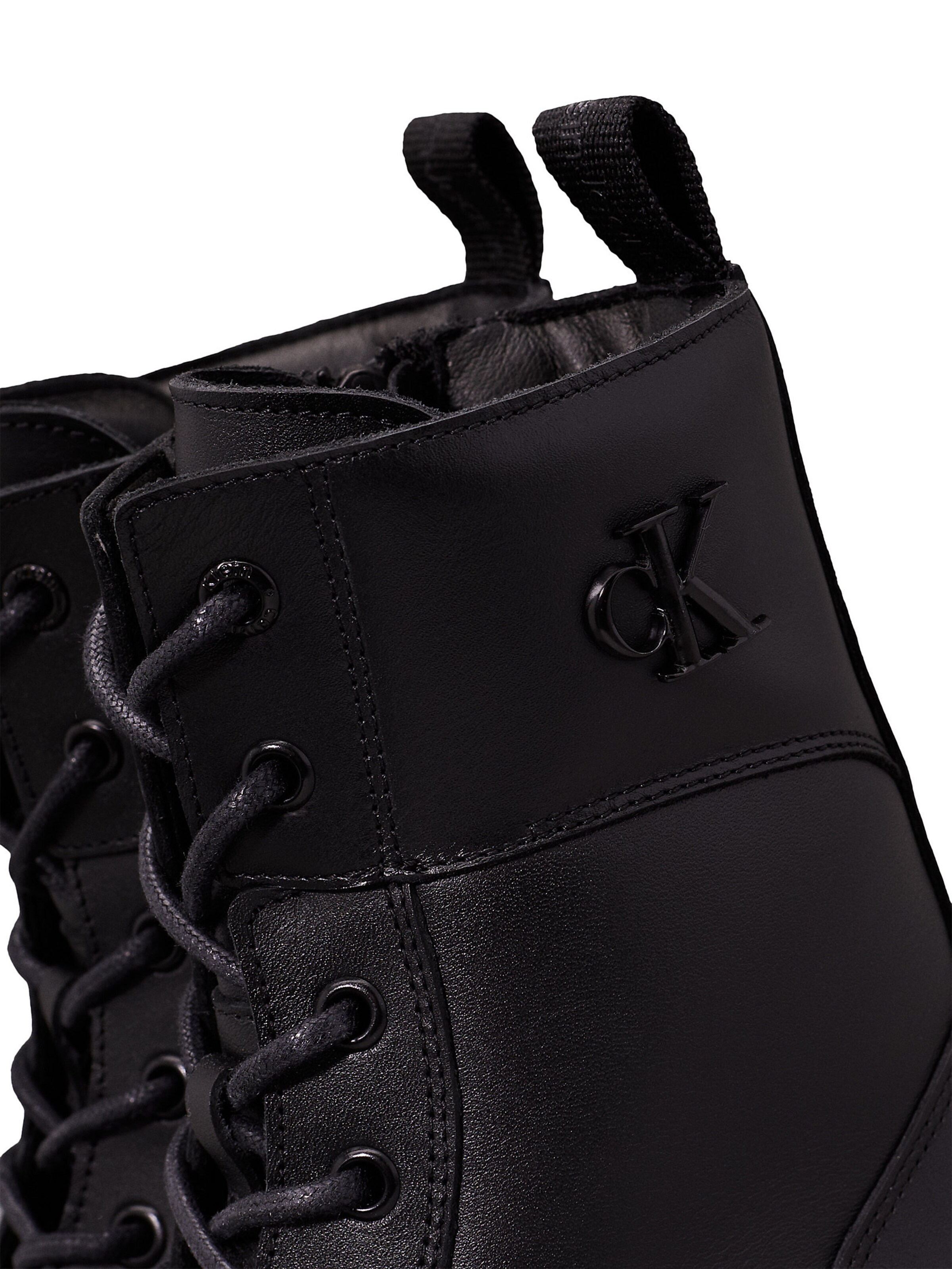Calvin Klein Schnürstiefel in Schwarz