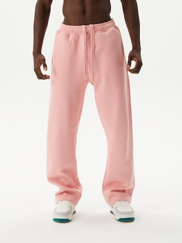 Ossy Homer Loosefit Sporthose 'Heavy Cotton 450 GSM N1Y013' in Pink