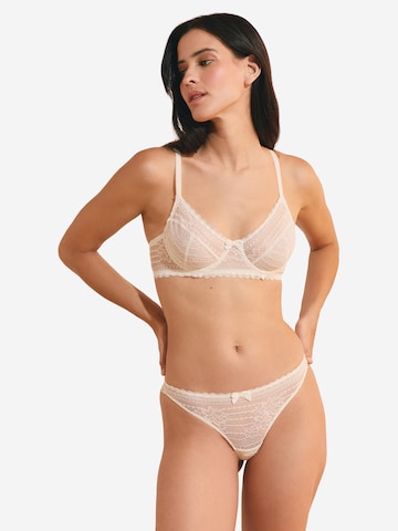 ETAM Spitzen-String 'PANAMA' in Beige