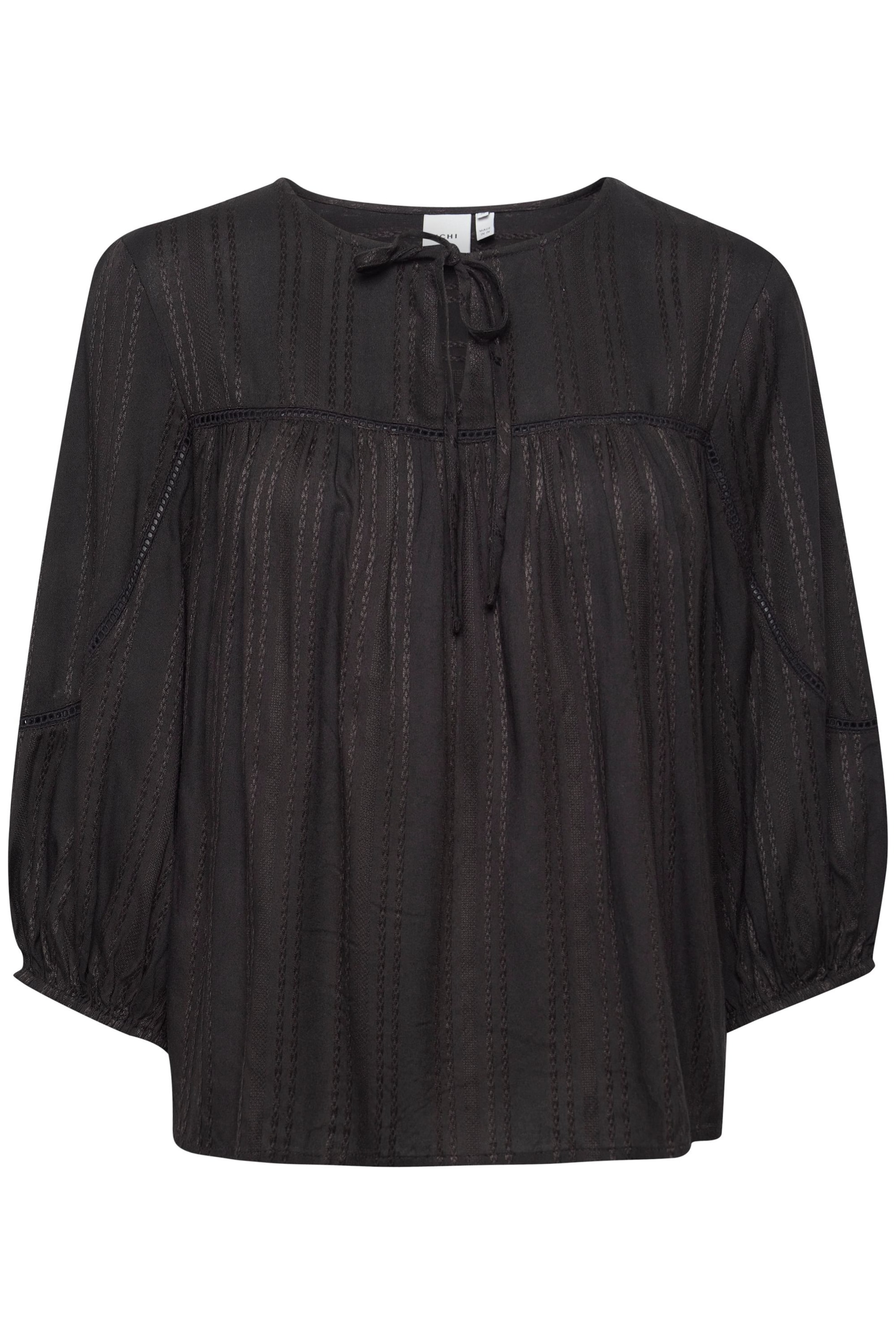 Chemisier 'Selis' ICHI en noir : devant