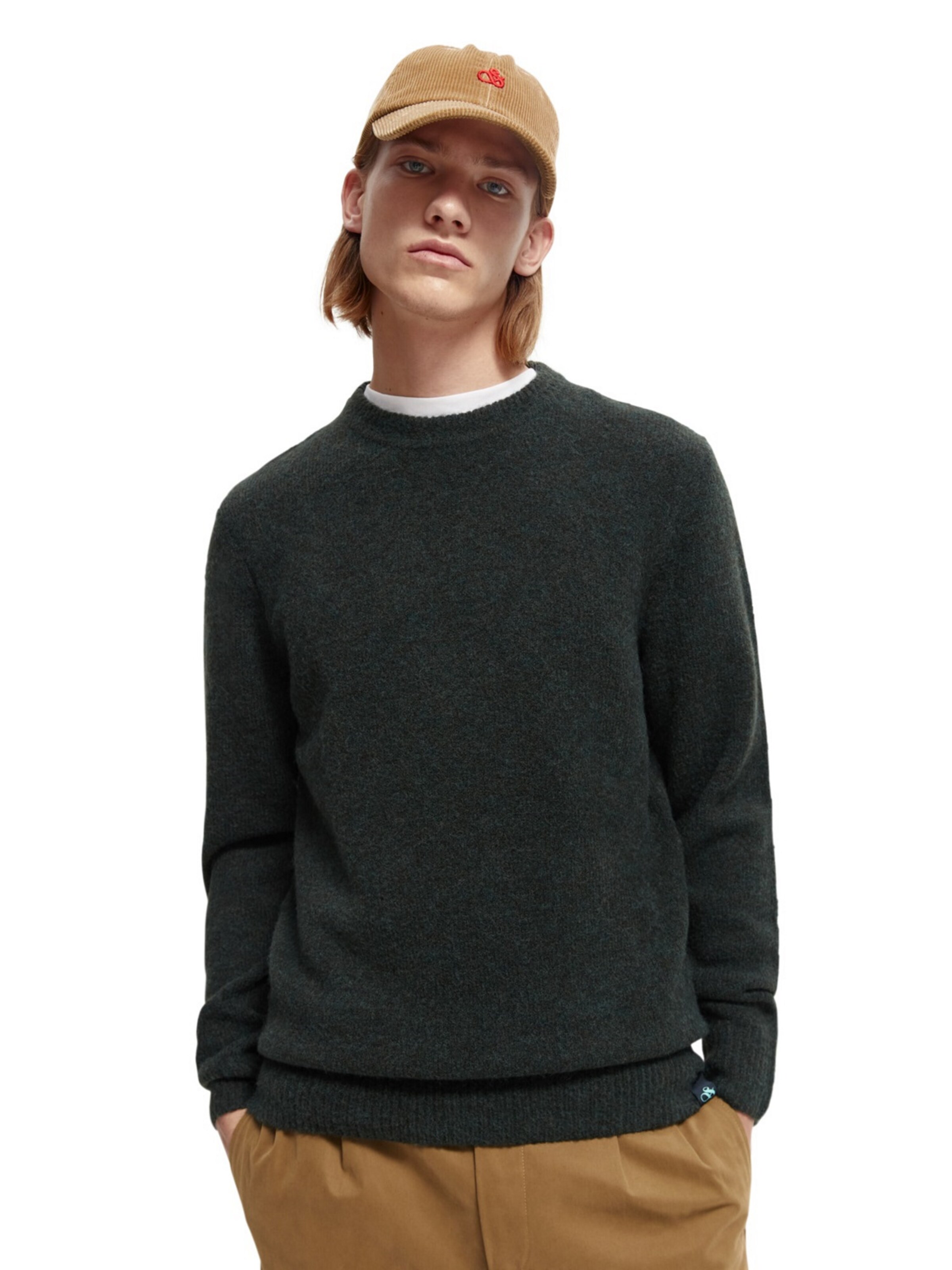 SCOTCH & SODA Sweater 'Classic' in Grey: front