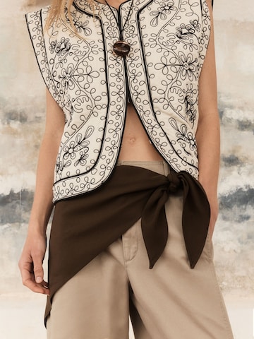 Gilet di Bhoem in bianco