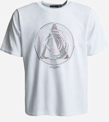Alessandro Zavetti Shirt 'Centro' in White: front