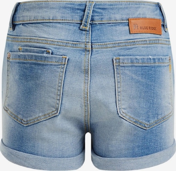 WE Fashion Skinny Shorts in Blau