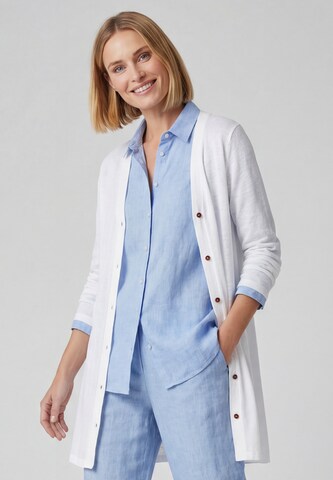 HALEE - Casaco de malha em branco: frente