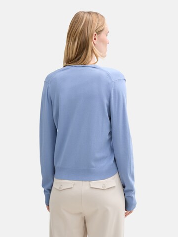 TOM TAILOR Gebreid vest in Blauw