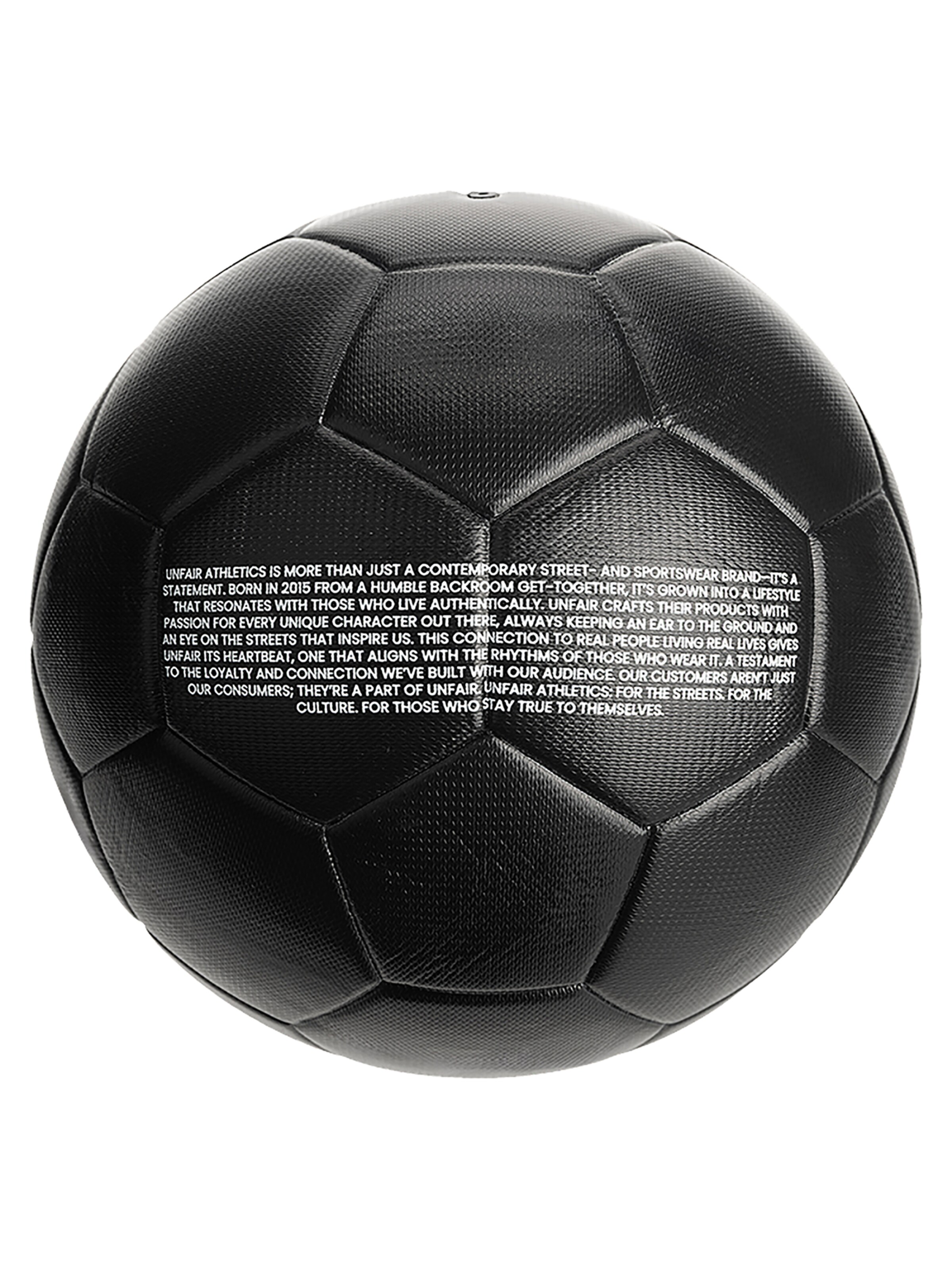Unfair Athletics Ball 'Classic Label' in Black