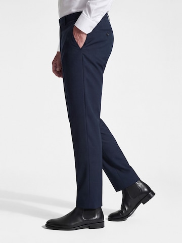 BENVENUTO Regular Bandplooibroek 'MESSINA' in Blauw