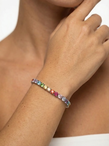 Pure Schmuck Armband 'Iced Out Rainbow Tennisarmband 925 Silber'‌‌‌‌‌‌ in Silber