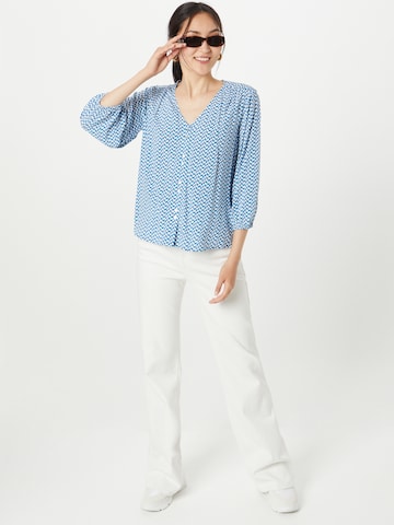 TOM TAILOR Bluse in Blau