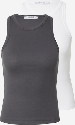 pilka ABOUT YOU Palaidinė be rankovių 'Anian': priekis