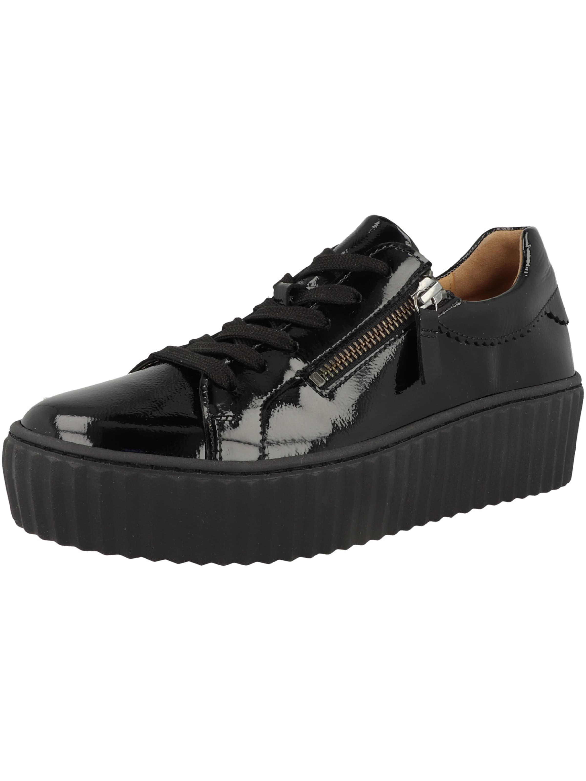 Sneaker bassa di GABOR in nero: frontale
