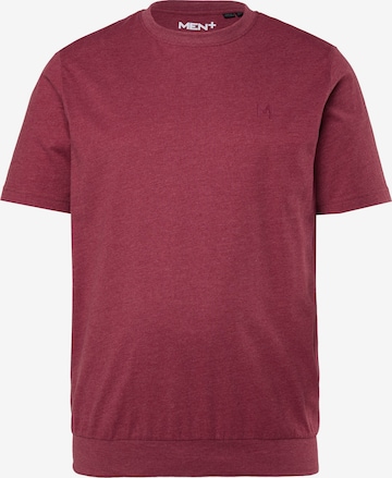 Men Plus Shirt in Brown: front