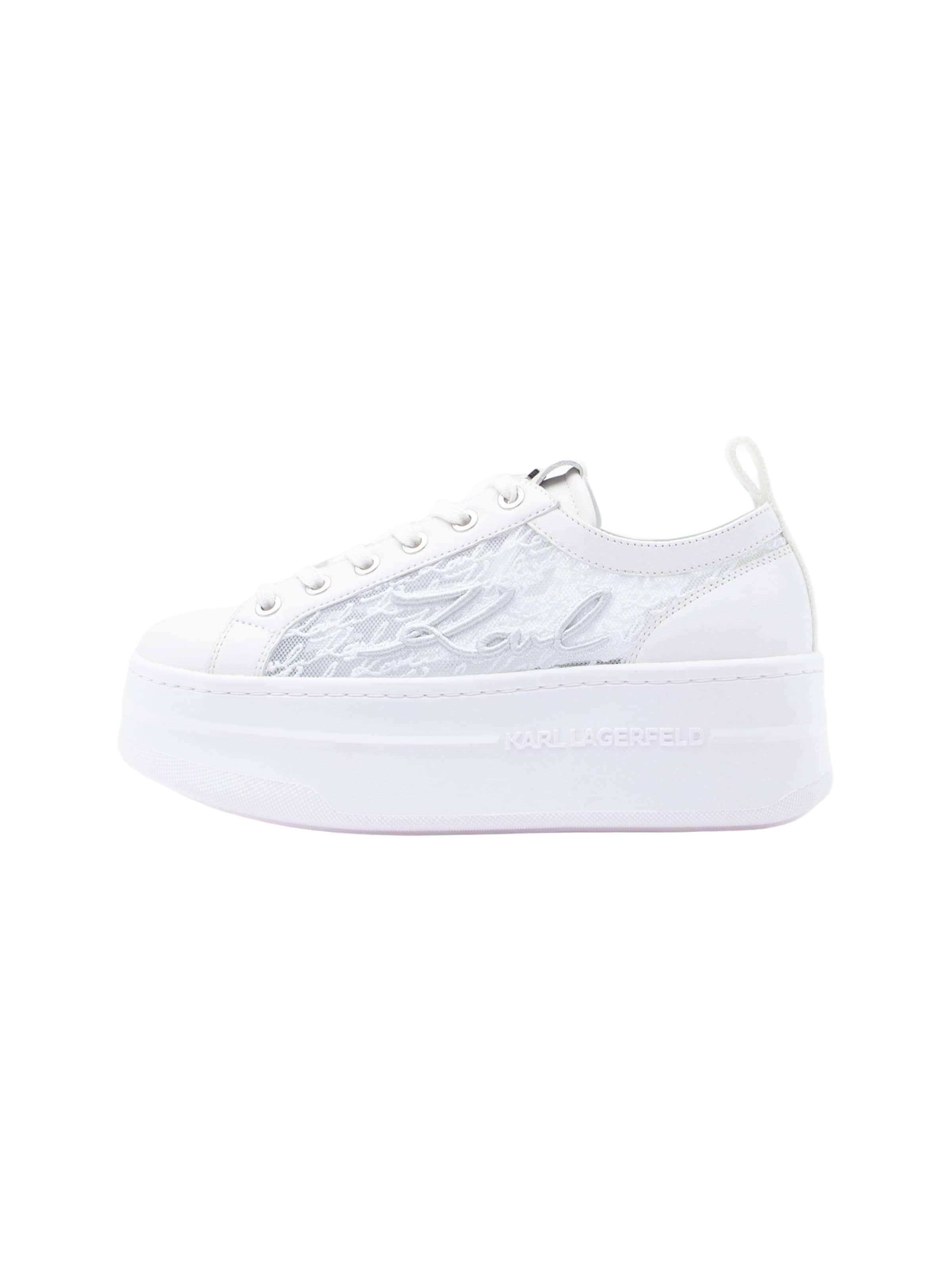 Sneaker low Karl Lagerfeld pe alb, Vizualizare produs