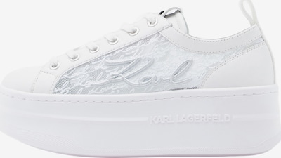 Sportbačiai be auliuko iš Karl Lagerfeld, spalva – balta, Prekių apžvalga