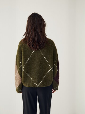 Pull-over ' Lai ' Noella en vert