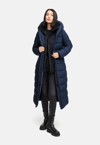 Cappotto invernale 'Pakoraa 16' di MARIKOO in blu: frontale
