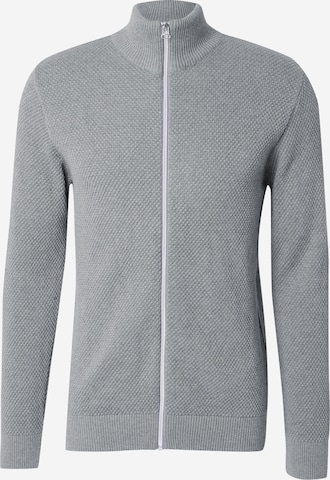 Vestes en maille 'Erik' Kronstadt en gris : devant