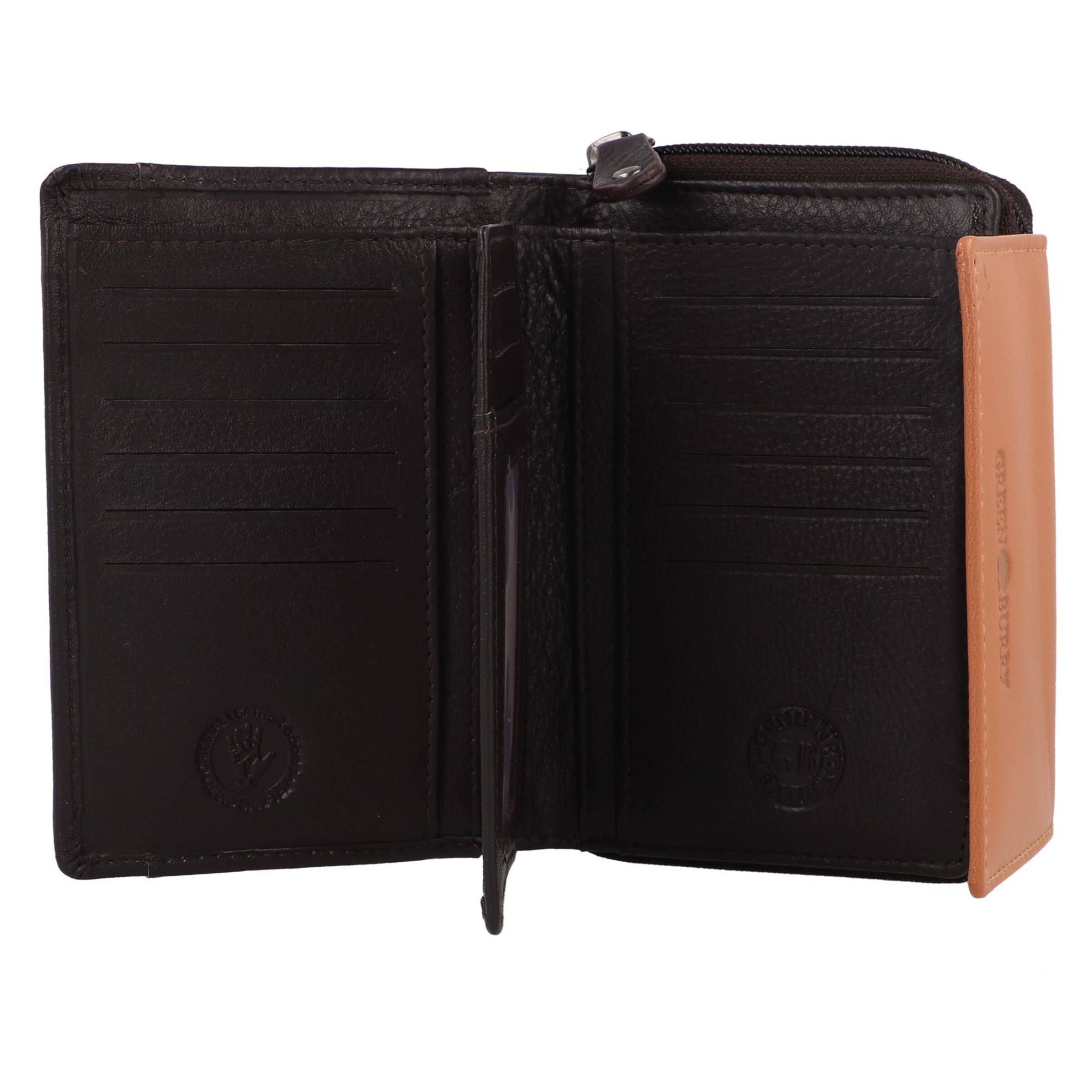 GREENBURRY Wallet 'Nappa' in Brown