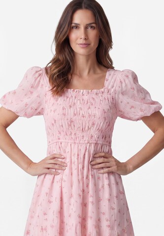 Usha - Vestido 'Floral' em rosa