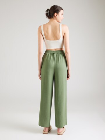 ABOUT YOU Wide leg Pants 'Indira' in Green