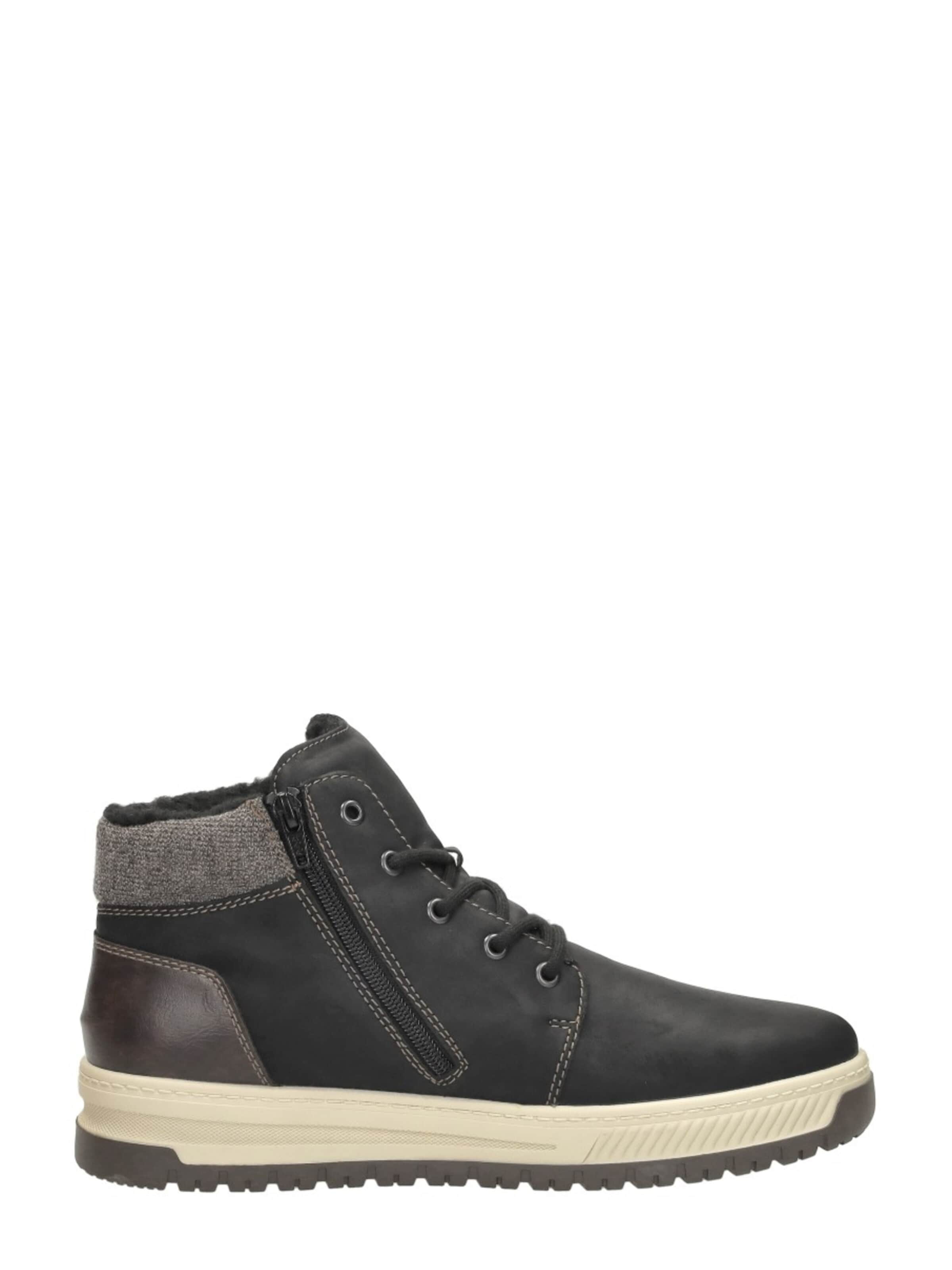 Bottes à lacets 'Veterschoenen Hoog' Rieker en noir